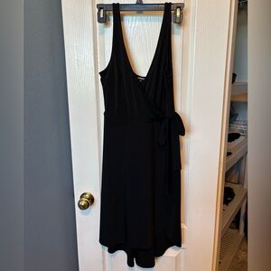 Express Black Wrap Dress